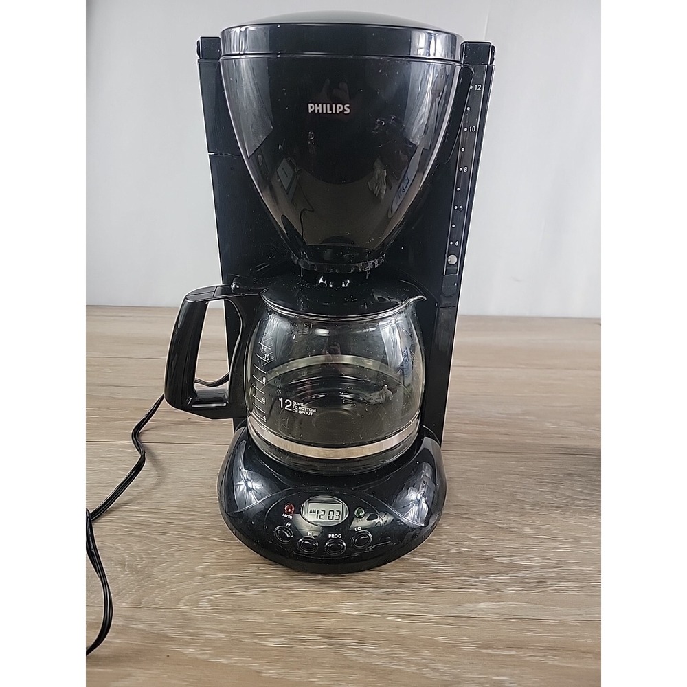 Phillips 12 Cup Coffee Maker Black
